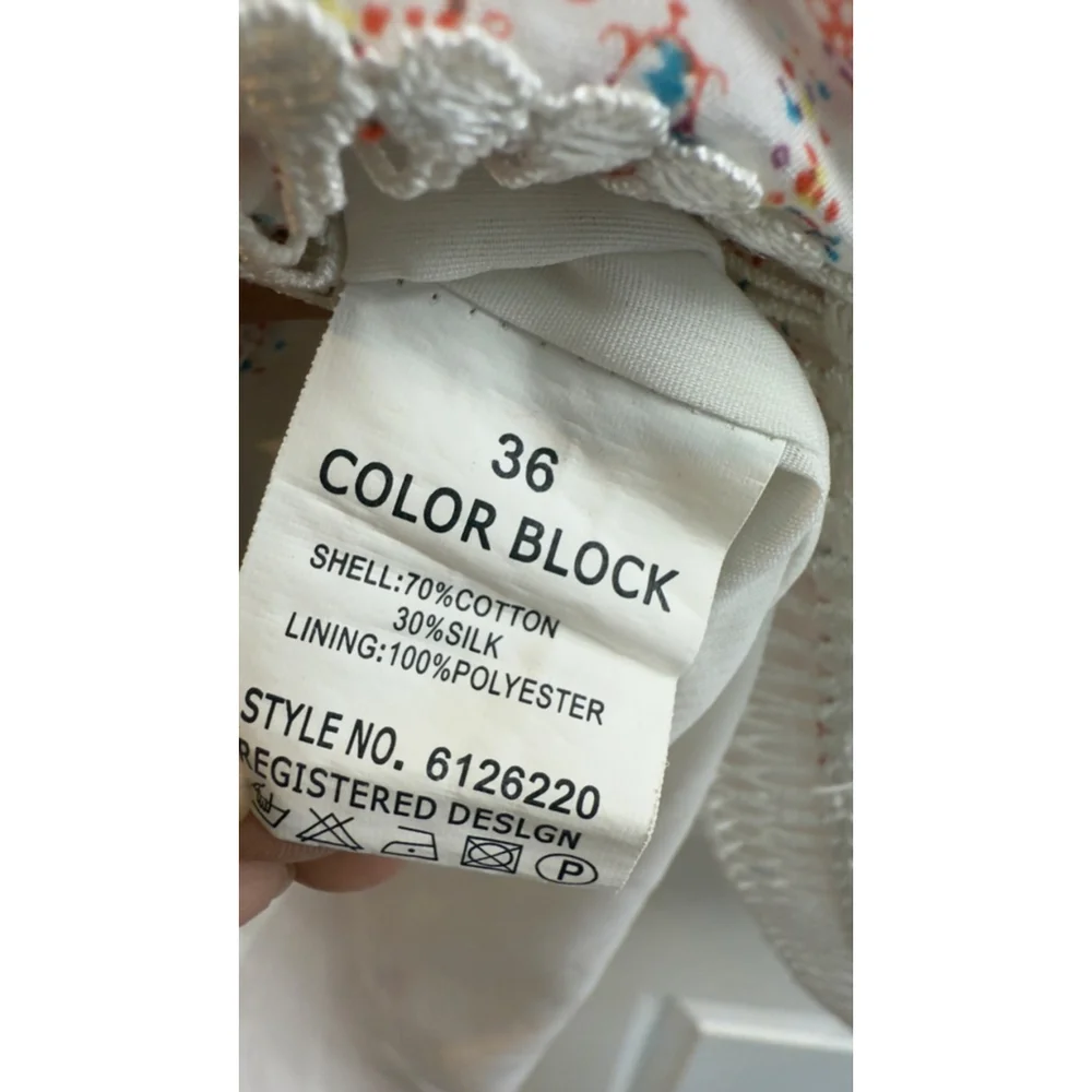 Women's COLORBLOCK Floral Print Dress Size s - Picture 10 of 11